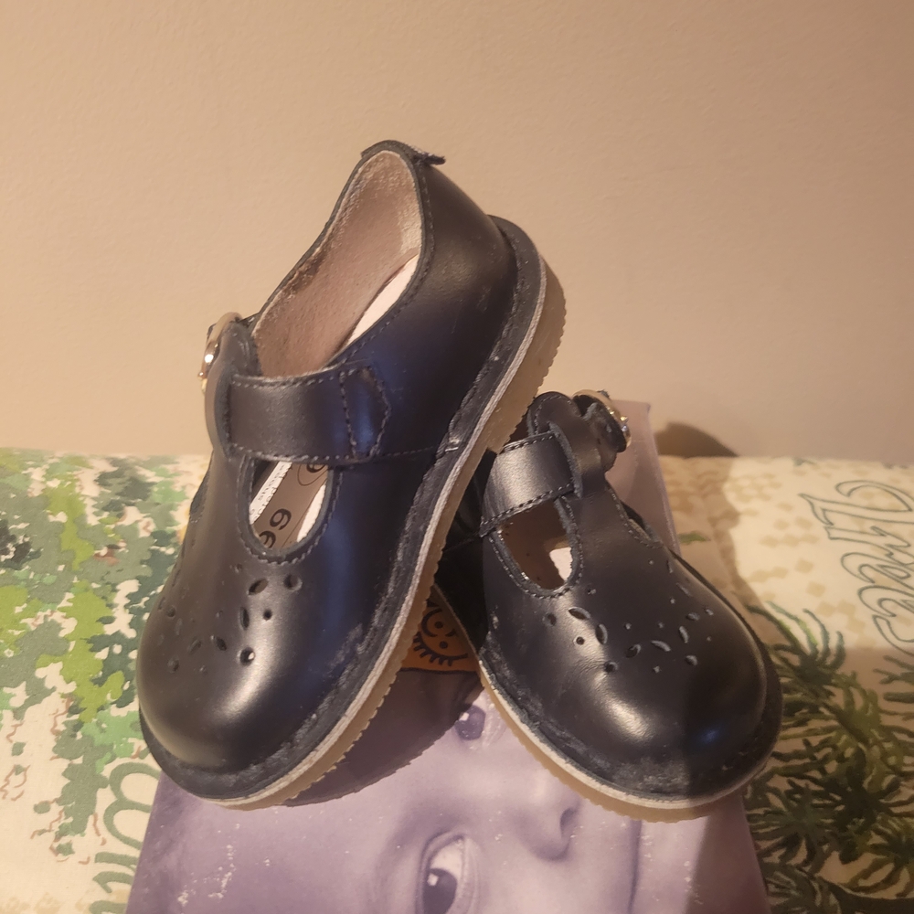 Stride Rite Black Dress Shoes for Kids